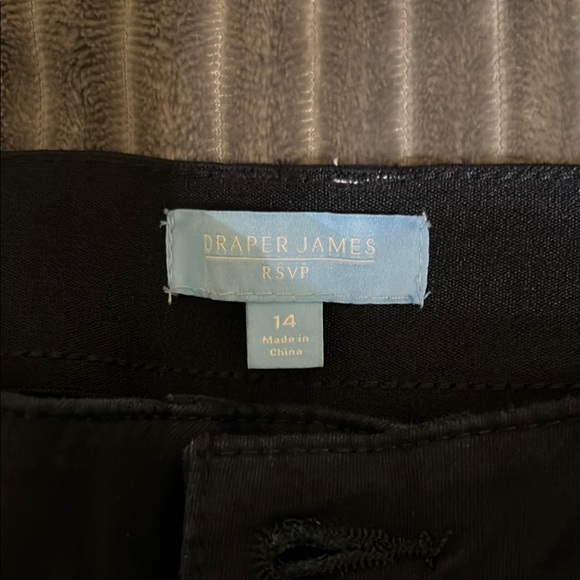 Draper James Navy Ankle Pants - Picture 3 of 4